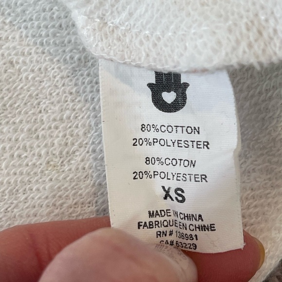 Spiritual Gangster Starry Mazzy Pullover Sweatshirt, Cropped, RoseGold Small - Picture 6 of 15